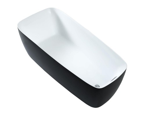 Акриловая ванна Aquanet Family Trend 90778-MW-MB 170x78 293087 цвет Черный матовый Белый