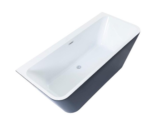 Акриловая ванна Aquanet Family Perfect 13775-MW-MB 170x75 293081 Черная матовая без гидромассажа