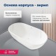 Ванна из искусственного камня Aquanet Family Stone 180х80 AQ-00332888 цвет Белый