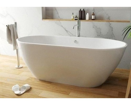 Ванна из искусственного камня Aquanet Family Stone 160х75 AQ-00332889 цвет Белый