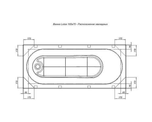Акриловая ванна Aquanet Lotos 165x70 330873 без гидромассажа