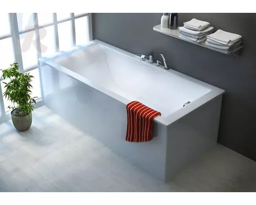 Ванна из искусственного камня Astra Form Нейт 170x79 01010033 цвет Белый глянец