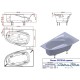 Ванна из искусственного камня Astra Form Селена 170х100 R 01010040 без гидромассажа