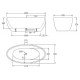 Акриловая ванна BelBagno 169x82 BB69-1700-W0 без гидромассажа
