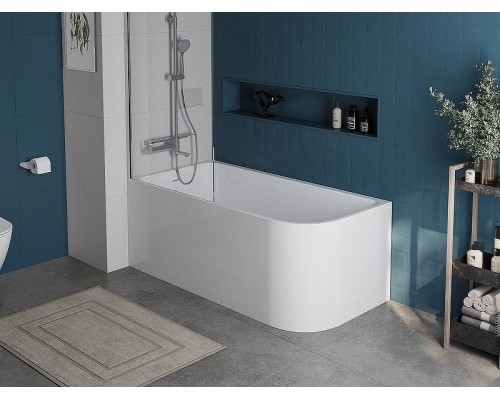 Акриловая ванна BelBagno 170x73 L BB712-1700-730-L без гидромассажа