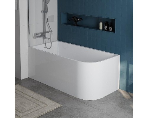 Акриловая ванна BelBagno 170x73 L BB712-1700-730-L без гидромассажа