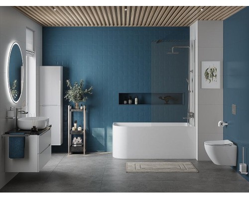 Акриловая ванна BelBagno 150x73 R BB712-1500-730-R без гидромассажа