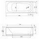 Акриловая ванна Cezares Eco 160х70 ECO-160-70-41-W37 без гидромассажа
