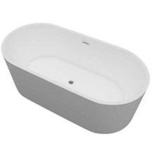 Ванна из искусственного камня Creavit Buble 180x81 DT.BU00.0003 цвет Белый глянец без гидромассажа