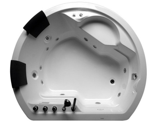 Акриловая ванна Gemy G9053B 185х162 с гидромассажем