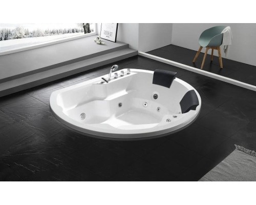 Акриловая ванна Gemy G9053B 185х162 с гидромассажем