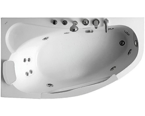Акриловая ванна Gemy 171х99 G9046 II B L с гидромассажем