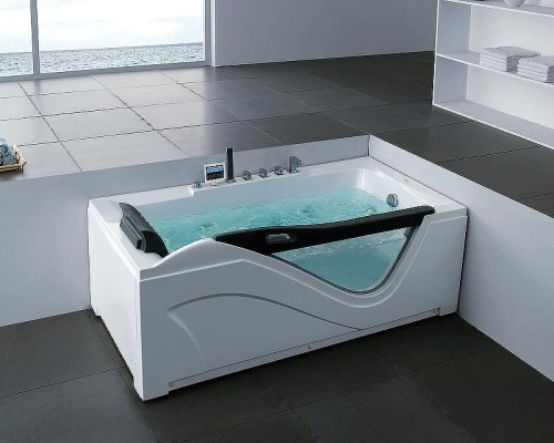 Акриловая ванна Gemy 181х92 G9055 K R с гидромассажем