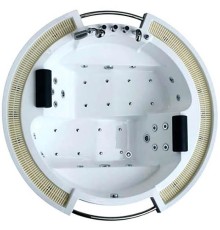 Акриловая ванна Gemy G9060 K 210х210 с гидромассажем