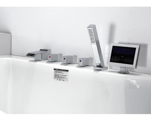 Акриловая ванна Gemy 171x86 G9066 II O L с гидромассажем