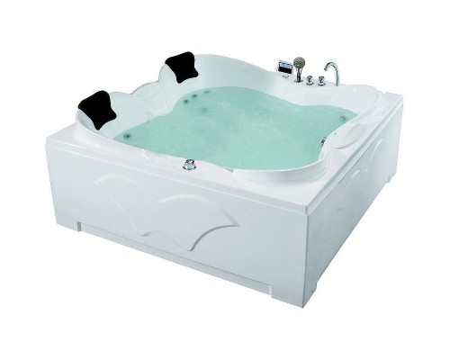 Акриловая ванна Gemy 187х187 G9089 O L с гидромассажем