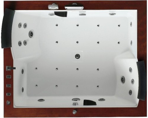 Акриловая ванна Gemy 186х151 G9052 II O L с гидромассажем