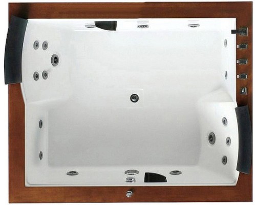 Акриловая ванна Gemy 186х151 G9052 II B R с гидромассажем