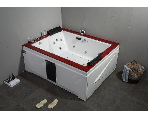 Акриловая ванна Gemy 186х151 G9052 II K L с гидромассажем