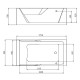 Акриловая ванна Gemy 171x86 G9066 II O R с гидромассажем