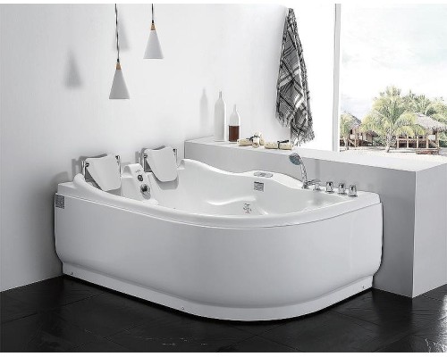 Акриловая ванна Gemy 180х121 G9083 K L с гидромассажем