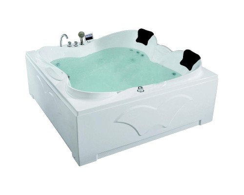 Акриловая ванна Gemy 187х187 G9089 O R с гидромассажем