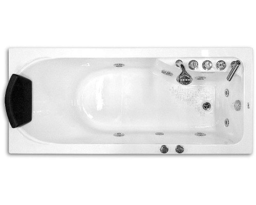 Акриловая ванна Gemy 172х77 G9006-1.7 B R с гидромассажем
