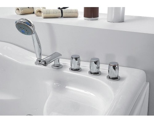 Акриловая ванна Gemy 180х121 G9083 B L с гидромассажем