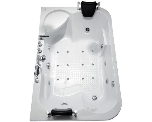 Акриловая ванна Gemy 180х116 G9085 K L с гидромассажем