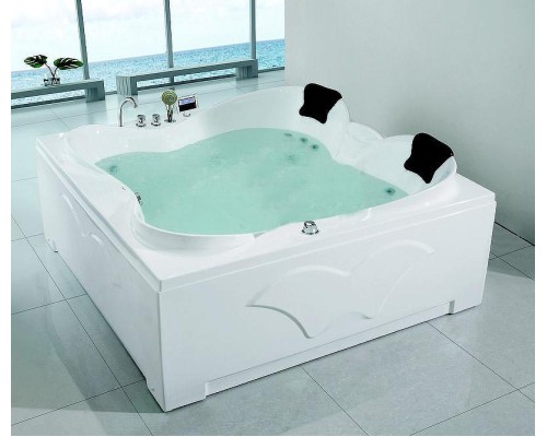 Акриловая ванна Gemy 187х187 G9089 K R с гидромассажем