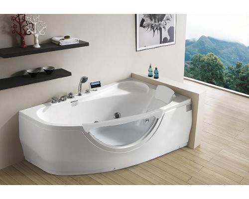Акриловая ванна Gemy 171x99 G9046 II K R с гидромассажем