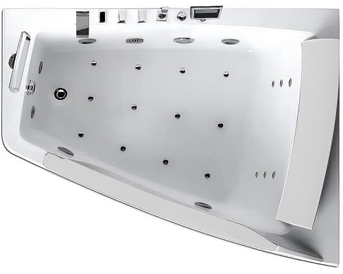 Акриловая ванна Gemy 170х130 G9056 O R с гидромассажем