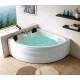 Акриловая ванна Gemy Gemy 150x150 G9041 K С гидромассажем