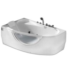 Акриловая ванна Gemy Gemy 161x96 G9046 B L С гидромассажем