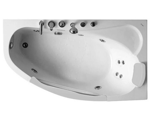Акриловая ванна Gemy Gemy 161x96 G9046 B R С гидромассажем