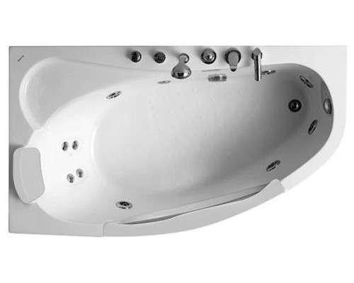 Акриловая ванна Gemy Gemy 171x99 G9046 II B L С гидромассажем