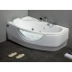 Акриловая ванна Gemy Gemy 161x96 G9046 K L С гидромассажем