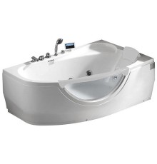 Акриловая ванна Gemy Gemy 161x96 G9046 K R С гидромассажем