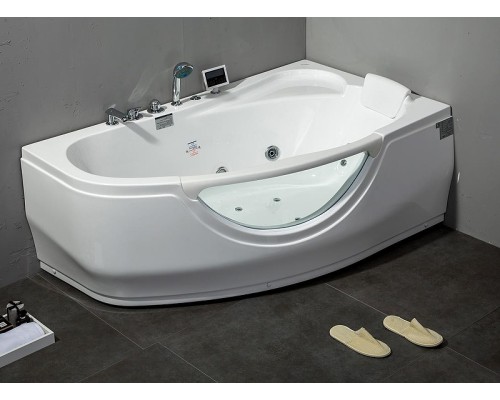 Акриловая ванна Gemy Gemy 161x96 G9046 K R С гидромассажем