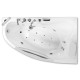 Акриловая ванна Gemy Gemy 161x96 G9046 O R С гидромассажем