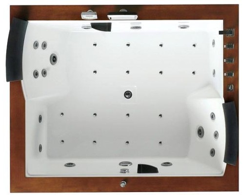 Акриловая ванна Gemy Gemy 186x151 G9052 II O R С гидромассажем