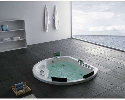 Акриловая ванна Gemy Gemy 185x162 G9053 O С гидромассажем