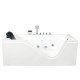 Акриловая ванна Gemy Gemy 181x90 G9055 K R С гидромассажем