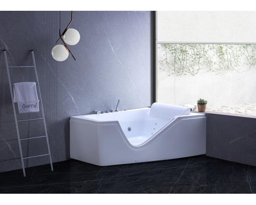 Акриловая ванна Gemy Gemy 170x130 G9056 B R С гидромассажем