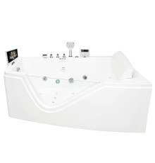 Акриловая ванна Gemy Gemy 170x130 G9056 O R С гидромассажем