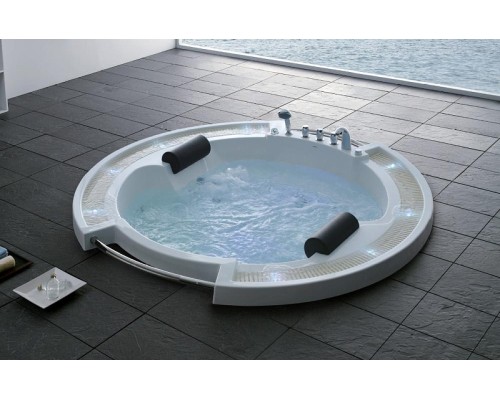 Акриловая ванна Gemy Gemy 210x210 G9060 B С гидромассажем