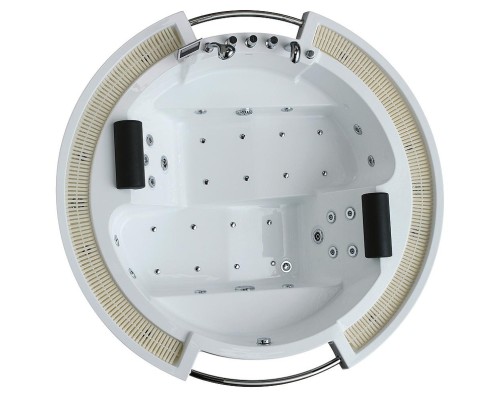 Акриловая ванна Gemy Gemy 210x210 G9060 K С гидромассажем