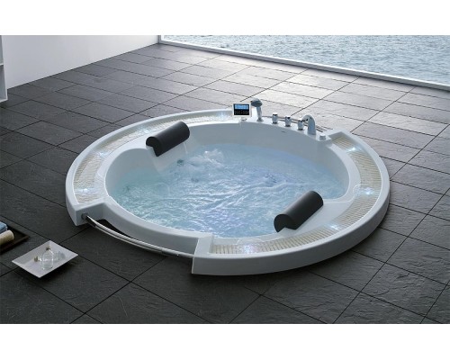 Акриловая ванна Gemy Gemy 210x210 G9060 K С гидромассажем