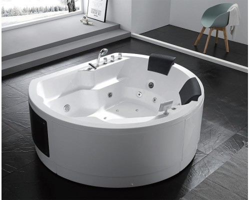 Акриловая ванна Gemy Gemy 183x162 G9063 K С гидромассажем