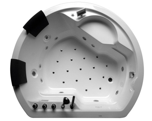 Акриловая ванна Gemy Gemy 183x162 G9063 K С гидромассажем